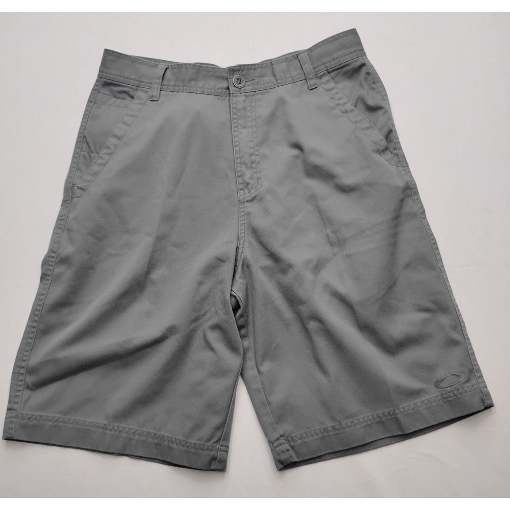 Oakley Mens Chino Shorts Twill Mens size 30 Long 11in Y2k Skater Baggy